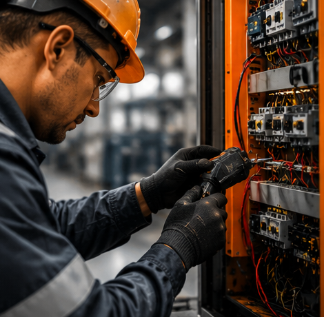 Panneau de contrôle industriel