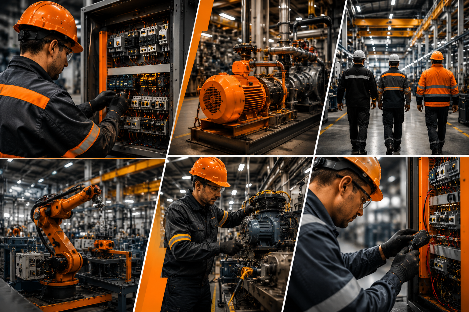 Maintenance industrielle — électromécanique, automatisation et équipes terrain